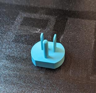 outlet cover with thick base