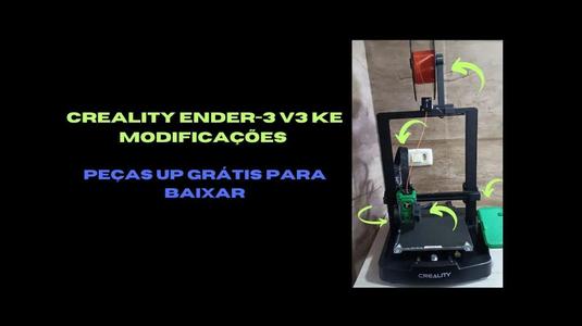 Impressora 3D Creality Ender-3 V3 KE modificações   