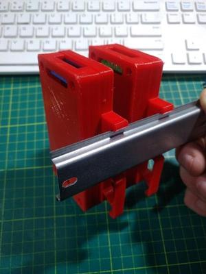 DIN-35 Rail Mount, for gluing