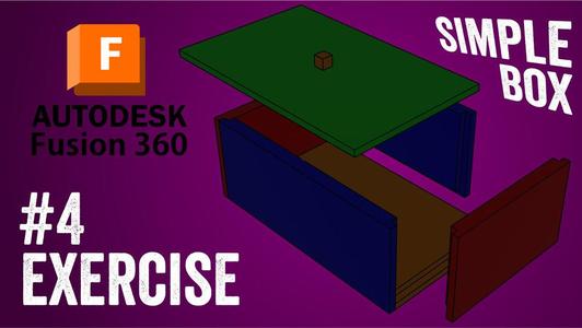 #4 Tutorial Fusion 360 - Simple Box | Pistacchio Graphic