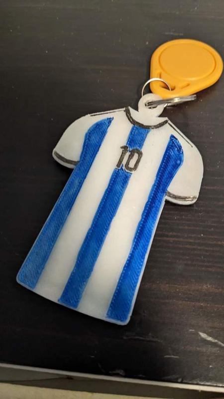 Soccer Jersey Keychain 