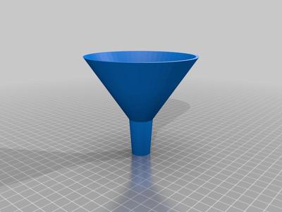 Anti spill funnel for plastic and glass bottles.