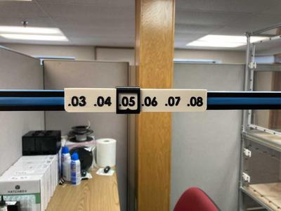 Nozzle Size Indicator