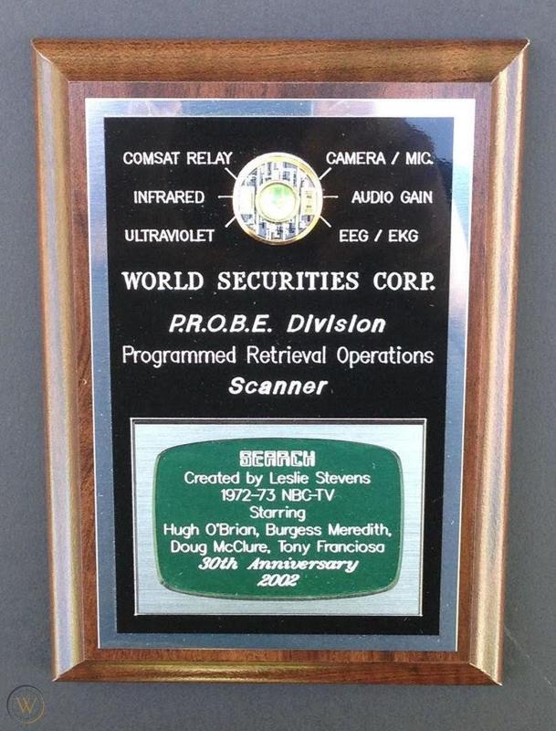 Search Scanner  (American TV series) (September 1972 to August 1973)