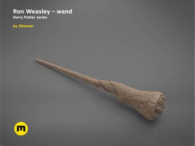 Ron Weasley wand - Harry Potter films 3D print model