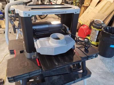 4" Dust Chute for a OEM Thickness Planer