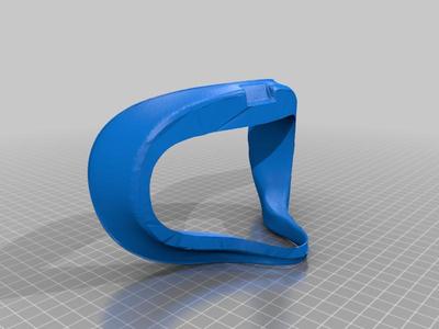 Oculus quest Plastic interface and foam pad seperated. 