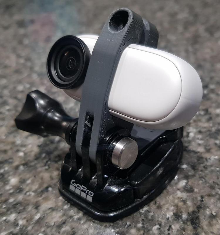 Insta360 Go2 Gopro style clamp mount