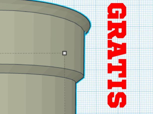 Staggered matte polymer cut