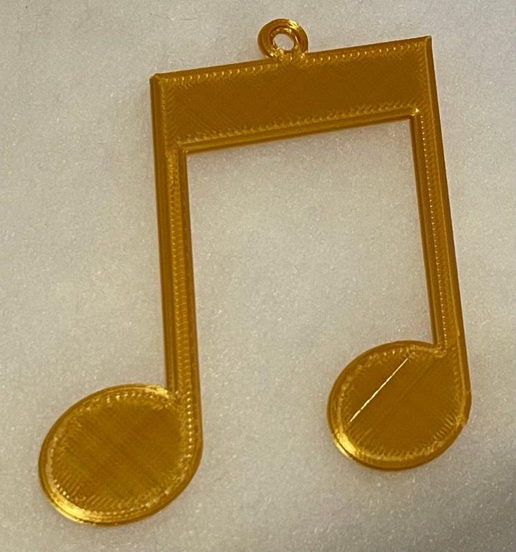 Musical Note Christmas Tree Decoration