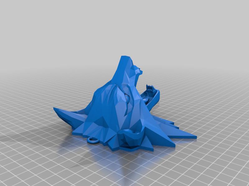 Wolf Witcher Medallion - wearable pendant