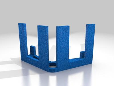 Display stand for small laptop diplay if the hinge is broken - stronger