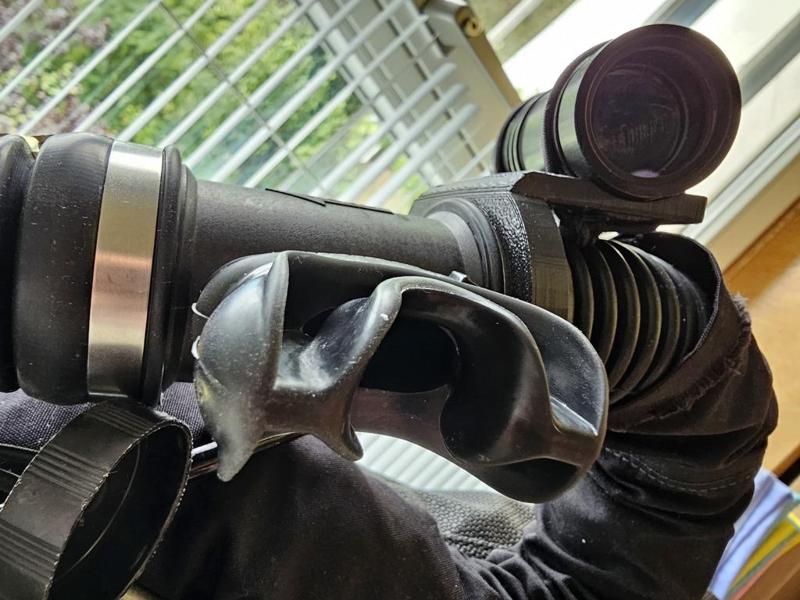 rEvo Rebreather - Nerd Holder for DSV 26° + 8mm Offset + 5mm Height - final