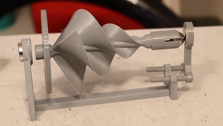 Archimedes Wind Turbine With Magentic Bearings