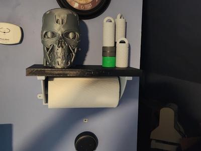 Simple paper towel holder