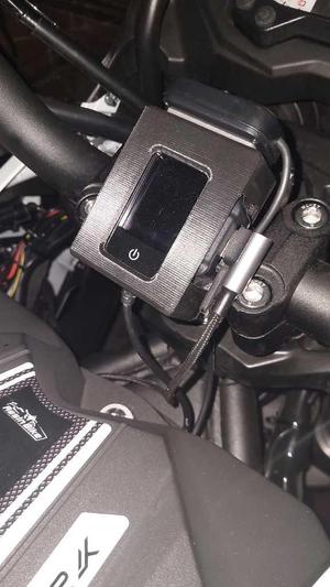 Motorrad, TRK 502x, Reifendruck, Anzeige, Halter, kurz