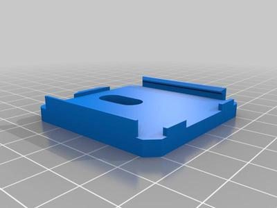 SONOFF SNZB-02 temperature sensor holder / case with retaining tab
