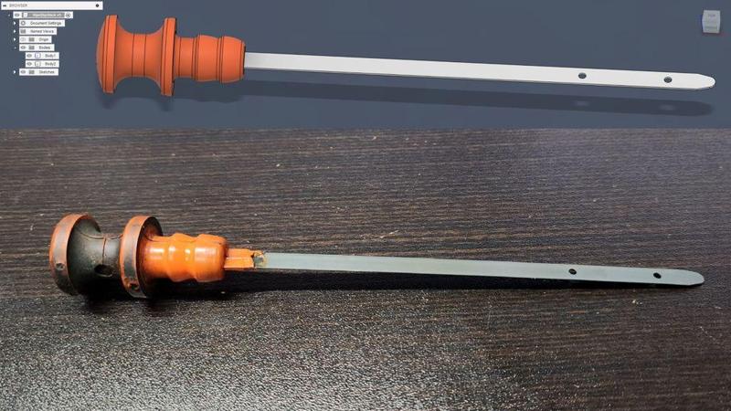 '97 Diahatsu Hijet S110P Oil Dipstick