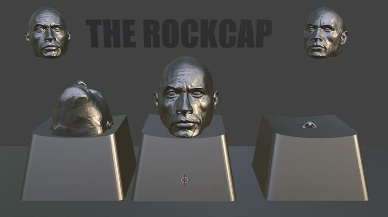 The Rock Keycaps