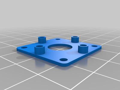 20x20mm to 15x15mm 45deg rotate (for XSR-M) adapter 2.5mm height