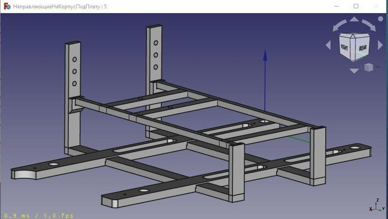 ZS Scorpion 256 SC12 Board Holder for Gray Korvet Case 