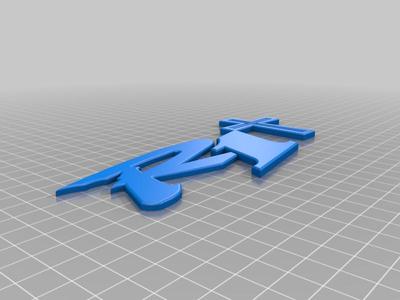 R1+ logo with cross as the +