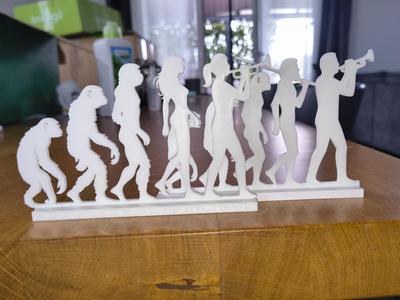 Evolution of Music – From Ape to Trumpet Player 