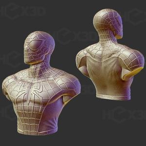 Spiderman Bust - Easy print, no supports.
