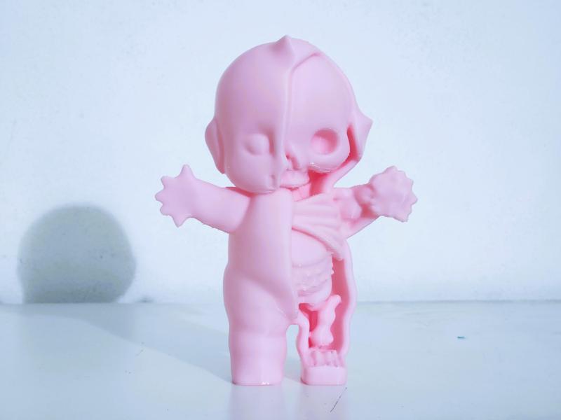 Kewpie Anatomy - japanese mayo zombie mascot