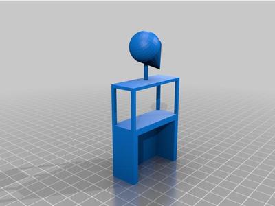 Ice Cream Stand Design for Dollhouses and Miniature Play