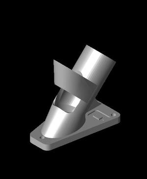 Flagpole holder.stl