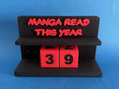 Manga Read This Year Counter Set