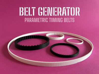 Belt Generator - Parametric Timing Belts