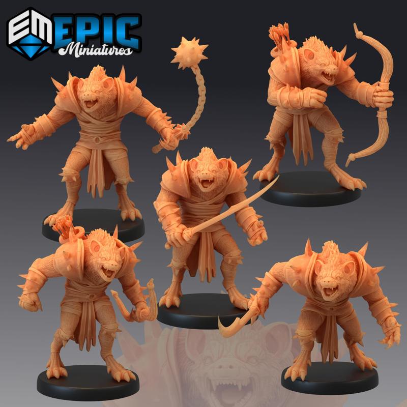 Gnoll Set / Hyena Hybrid / Classic Monster Collection
