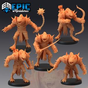 Gnoll Set / Hyena Hybrid / Classic Monster Collection