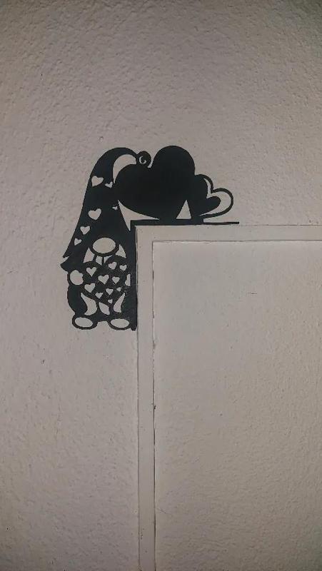 love gnomes gnomo com corações   