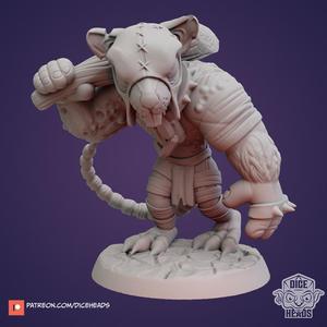Ratfolk Bandit Thug (Pre-supported included)