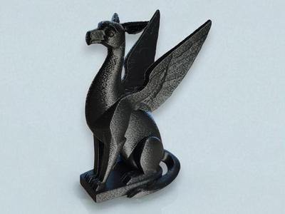 Shadow Wing Sentinel - Gryphon figurine