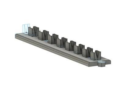 Interlocking Socket Rail 3/8 (Added Magnetic)