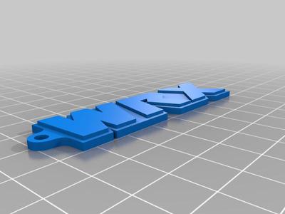 Subaru Impreza WRX Keychain Tag