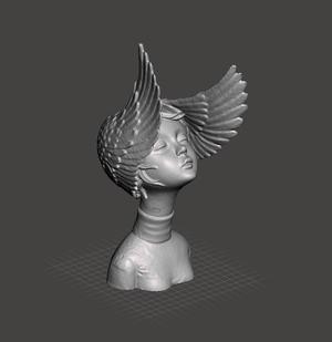 Girl with wings