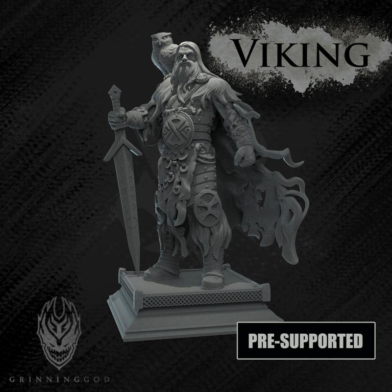 Viking jarl - presupported figurine
