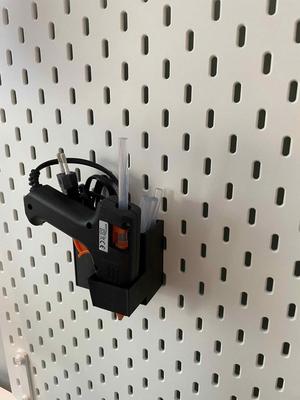 Skadis glue gun holder