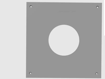 70 mm cutting template