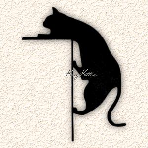 kitty cat door topper wall art home decor