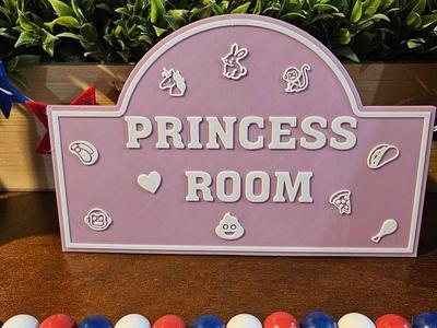 princess room sign