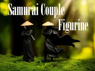 Samurai/Warrior Combat Figurine Set