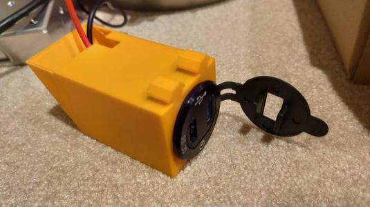 USB Charger Socket case for ender 3 pro