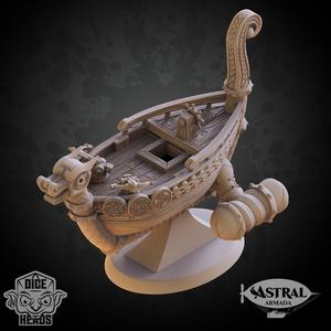 Viking Long Boat Astral Ship (Large Version)