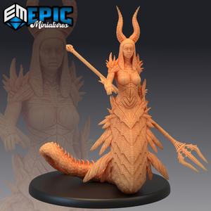 Volcanic Salamander / Female Fire Monster / Lava Serpent